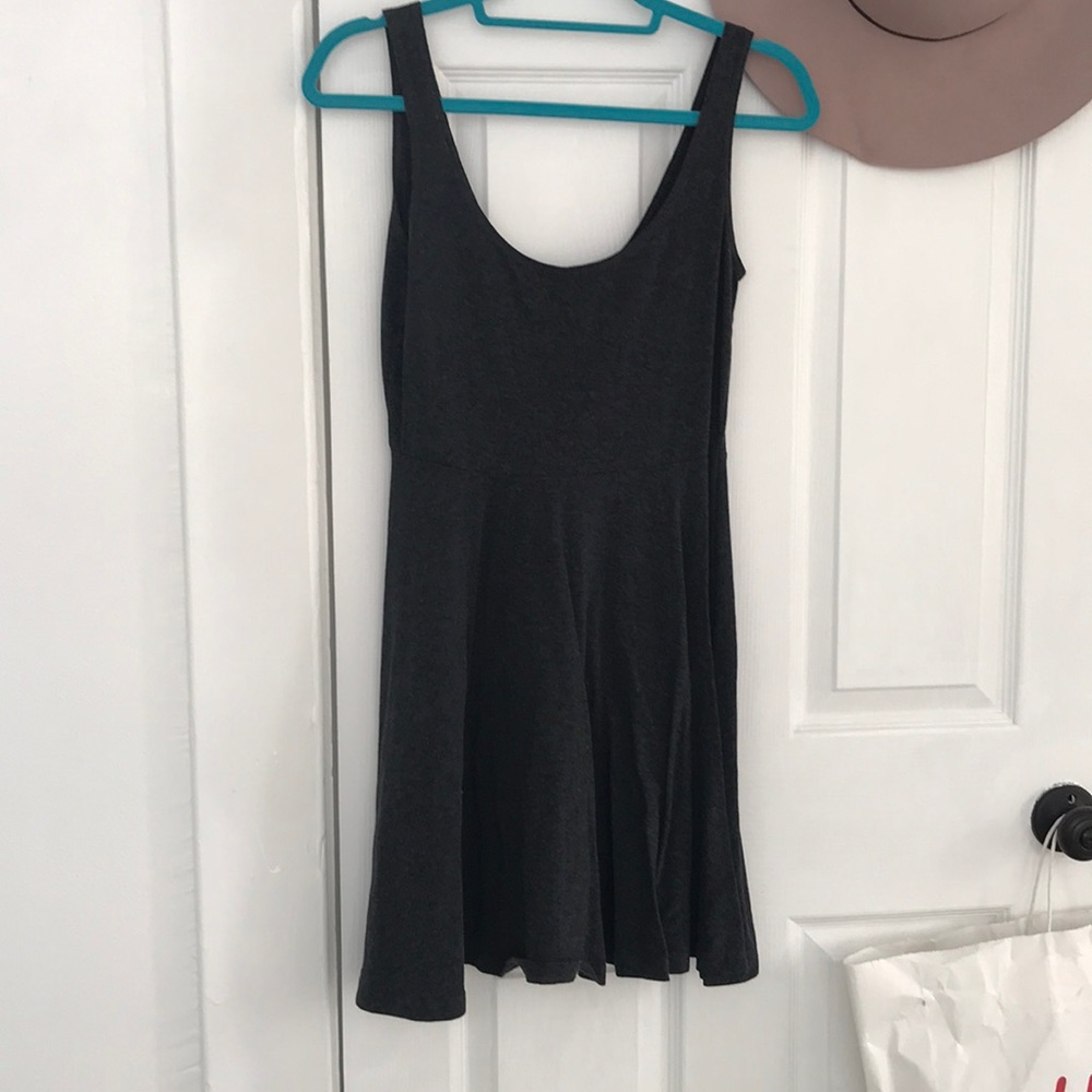 Dark heather grey dress